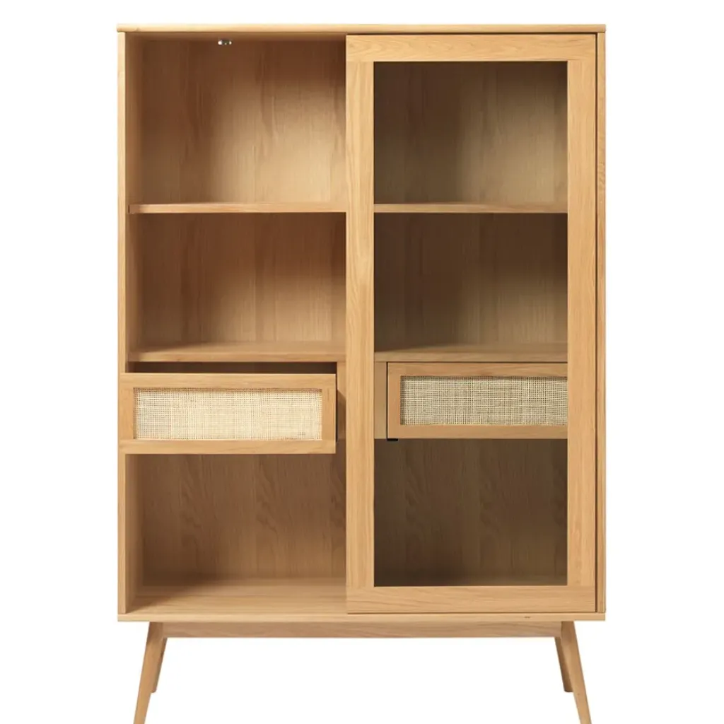 Fabrique de Styles Meuble haut en placage chêne h160cm - barrali* Buffets Et Vitrines