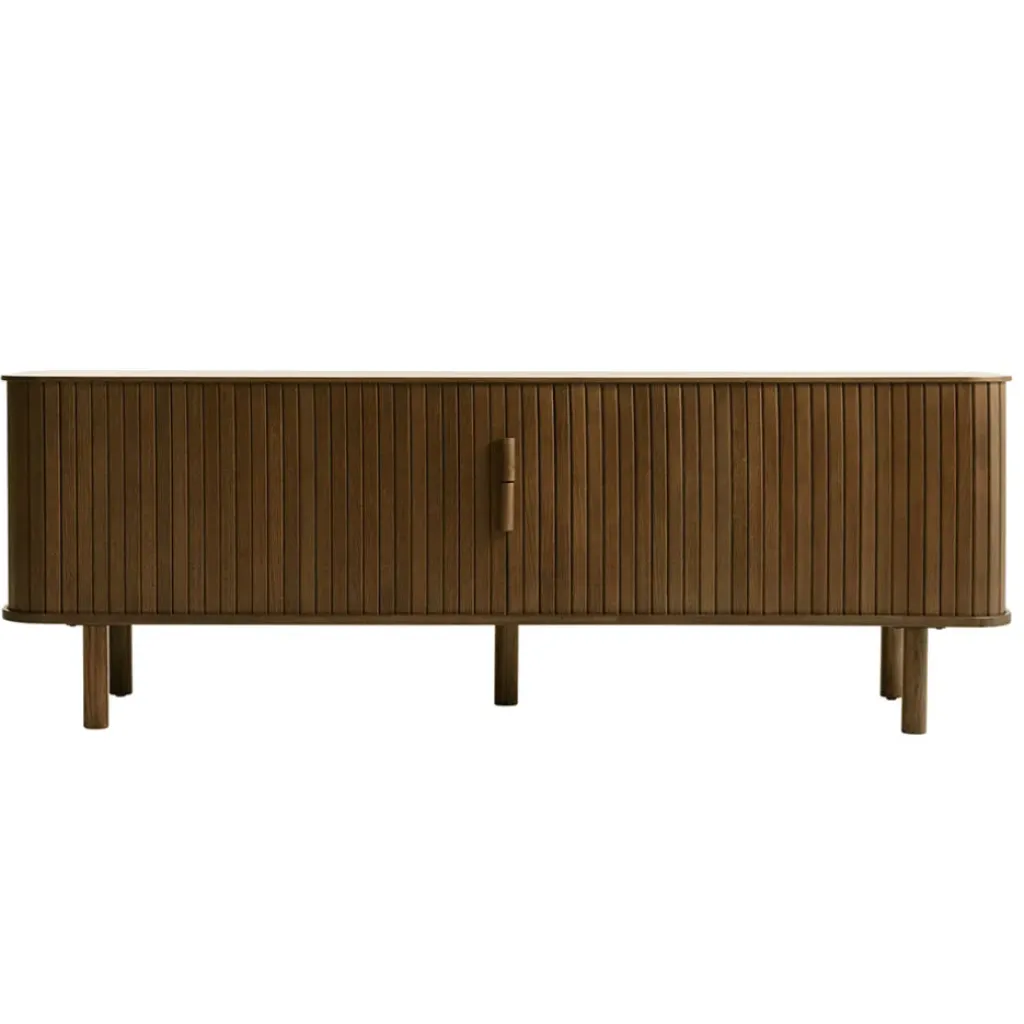 Fabrique de Styles Meuble tv en placage chêne foncé L160cm - Cavo* Meubles Tv