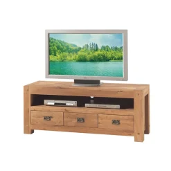 Fabrique de Styles Meuble TV en chêne massif L150cm - Landry* Meubles Tv