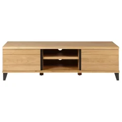 Fabrique de Styles Meuble TV en chêne 2 portes L150cm - Manny* Meubles Tv