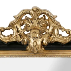 Fabrique de Styles Miroir baroque noir et doré en bois - Féerie* Miroirs