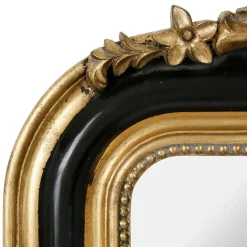 Fabrique de Styles Miroir baroque noir et doré en bois - Féerie* Miroirs