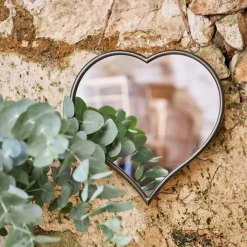Fabrique de Styles Miroir cœur en fer et miroir - Cœur* Miroirs