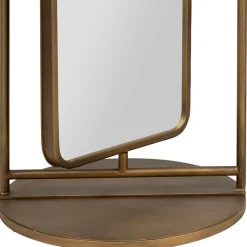 Fabrique de Styles Miroir en fer et panneau de bois h169cm - Aziru* Miroirs
