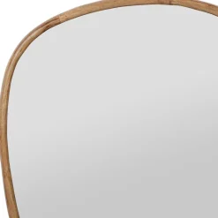 Fabrique de Styles Miroir irrégulier en bois de manguier 93x97cm -hervea* Miroirs