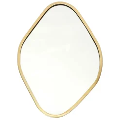 Fabrique de Styles Miroir losange contour dore 34x25cm* Miroirs