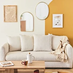 Fabrique de Styles Miroir ovale en fer 50x42cm - Ilena* Miroirs