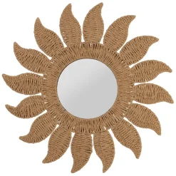 Fabrique de Styles Miroir rond en corde d60cm - Allegra* Miroirs