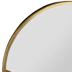 Fabrique de Styles Miroir rond en laiton et miroir d25cm - Belisama* Miroirs