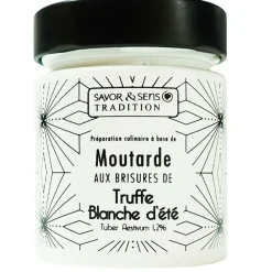 Fabrique de Styles Moutarde aux brisures de truffe he (pot )* Condiments Et Épices