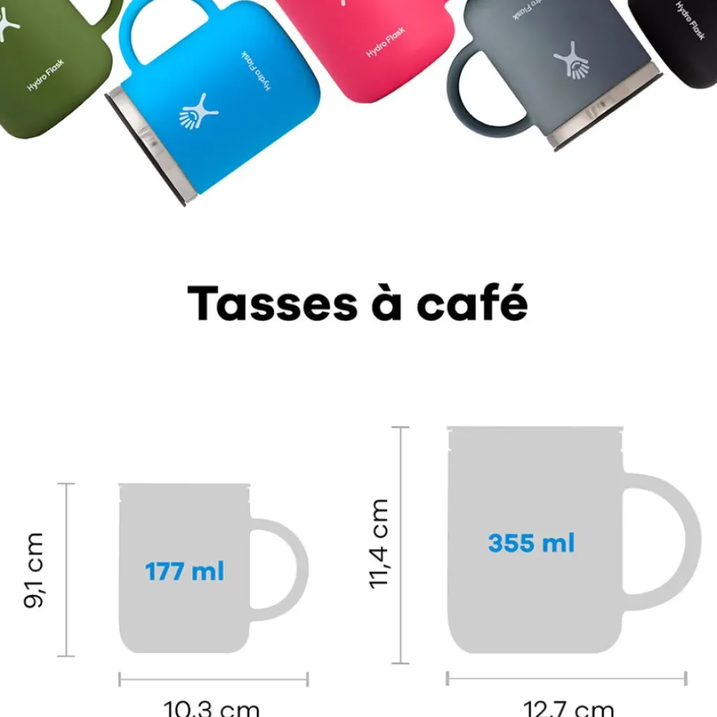 Fabrique de Styles Mug isotherme avec poignée 355ml* Gourdes