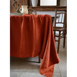 Fabrique de Styles Nappe rectangle en lin lavé 170x250cm - Soline* Nappes