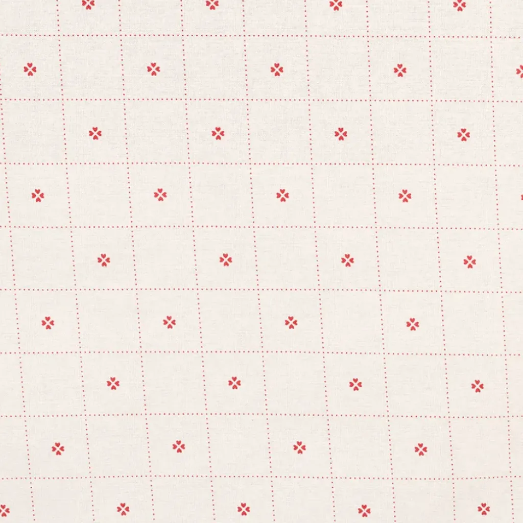 Fabrique de Styles Nappe rectangulaire en coton blanc et 250x160cm - P'tits cœurs* Nappes