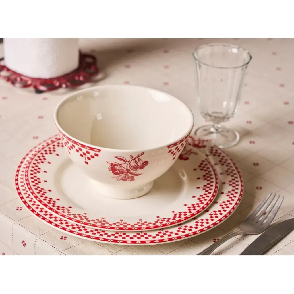 Fabrique de Styles Nappe rectangulaire en coton blanc et 250x160cm - P'tits cœurs* Nappes