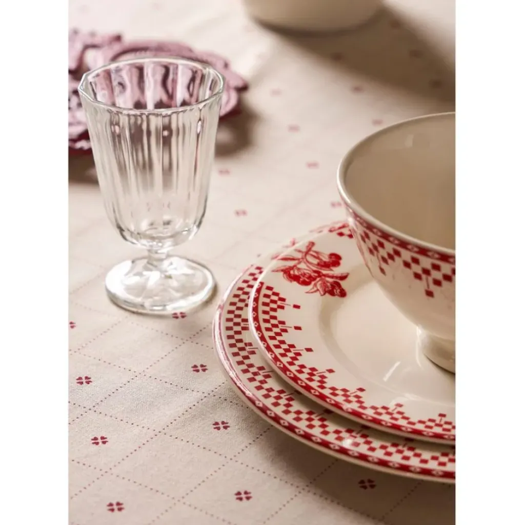 Fabrique de Styles Nappe rectangulaire en coton blanc et 250x160cm - P'tits cœurs* Nappes