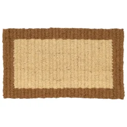 Fabrique de Styles Paillasson en coco naturel et brun 73x43cm - Retro* Paillassons