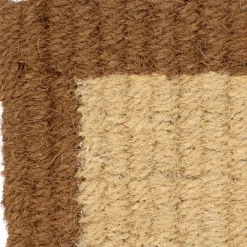 Fabrique de Styles Paillasson en coco naturel et brun 73x43cm - Retro* Paillassons