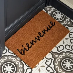 Fabrique de Styles Paillasson en coco 58x38cm - Bienvenue* Paillassons