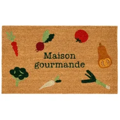 Fabrique de Styles Paillasson Maison gourmande naturel 73x43cm - P'tit Légume* Paillassons