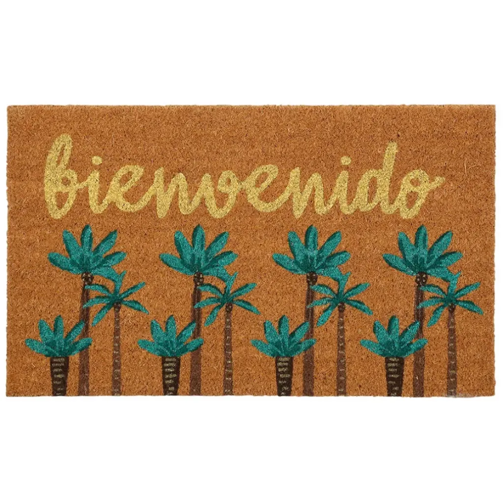 Fabrique de Styles Paillasson "bienvenido" en coco 73x43cm - Patchuca* Paillassons