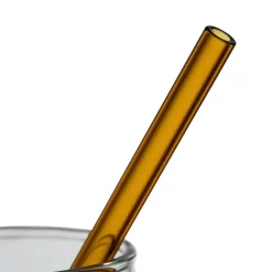 Fabrique de Styles Paille avec brosse x4 dilacia h15.5cm en verre borosilicate* Accessoires Réutilisables