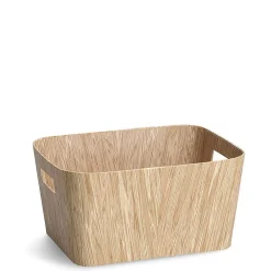 Fabrique de Styles Panier en bois 30.5x22.9xh15.12cm* Rangements Salle De Bain