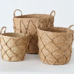 Fabrique de Styles Panier en zostère 43x43cm - Katunia* Paniers Et Corbeilles