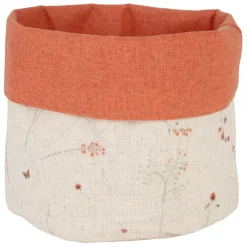 Fabrique de Styles Panière à pain en coton et rouge d15cm - Lucile* Paniers Et Corbeilles