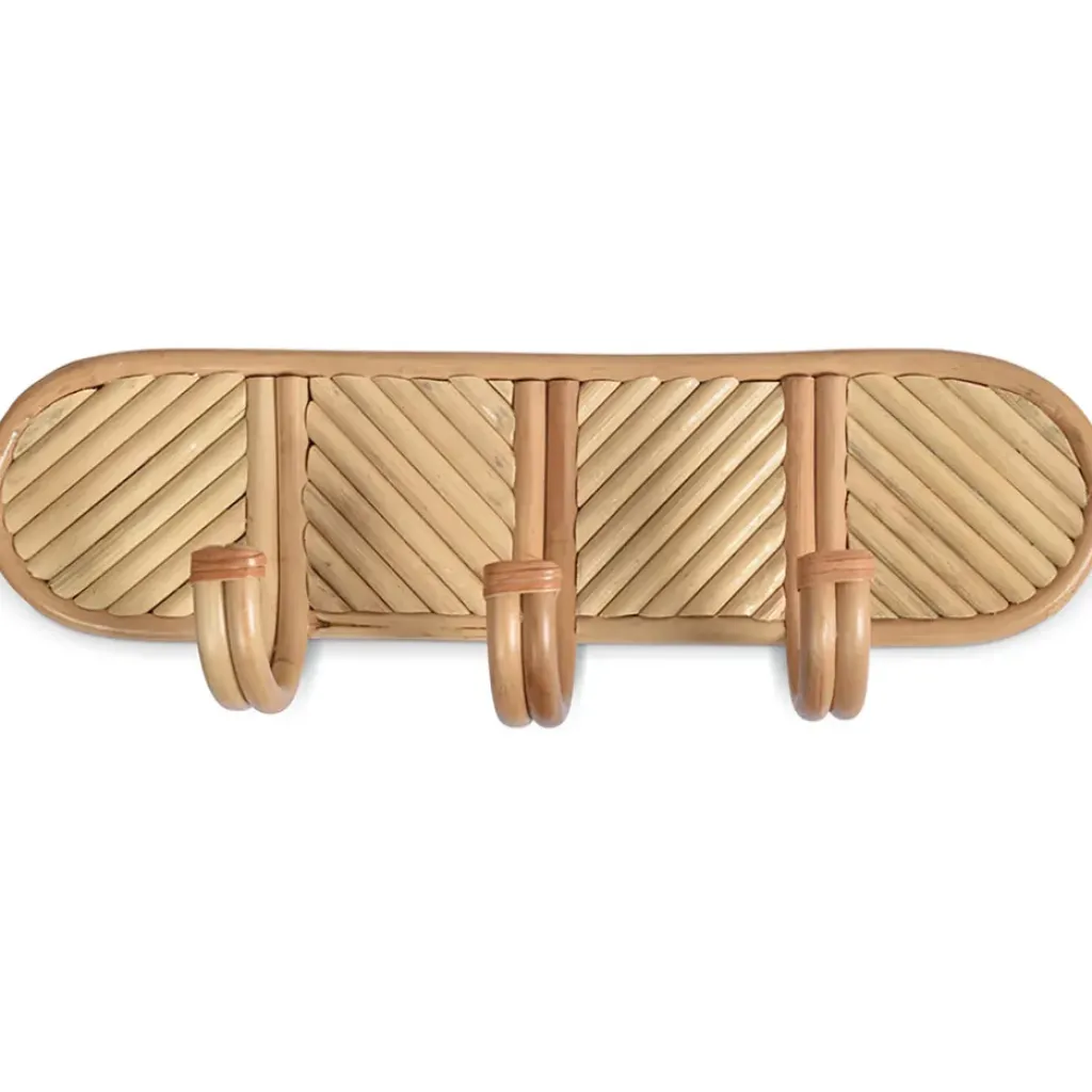 Fabrique de Styles Patère 3 crochets bamboli 39x9.5xh13cm* Patères