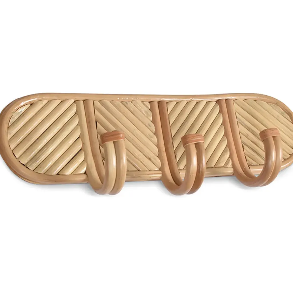 Fabrique de Styles Patère 3 crochets bamboli 39x9.5xh13cm* Patères