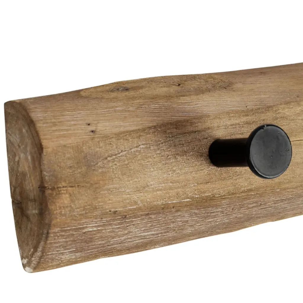 Fabrique de Styles Patère 3 crochets en bois 38x7cm - Chalet* Patères