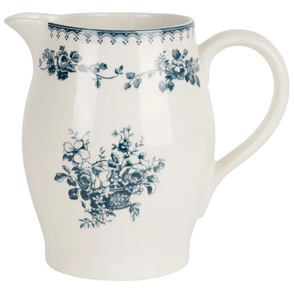 Fabrique de Styles Pichet en faïence ancien 1.3L - Faustine* Carafes Et Pichets