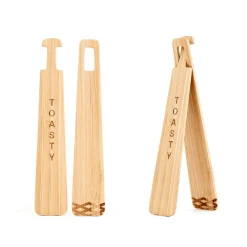 Fabrique de Styles Pince a toast en bambou* Ustensibles De Cuisine