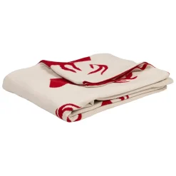 Fabrique de Styles Plaid cerf en coton 150x125cm - Noel* Plaids