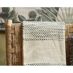 Fabrique de Styles Plaid courba 170x130cm en coton et acrylique* Plaids