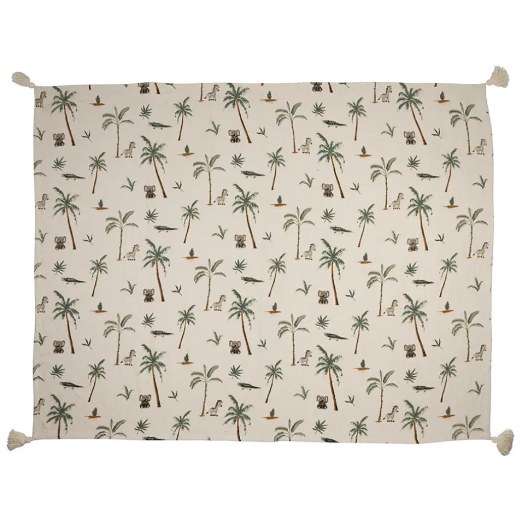 Fabrique de Styles Plaid en coton 170x130cm - Zawadi* Plaids