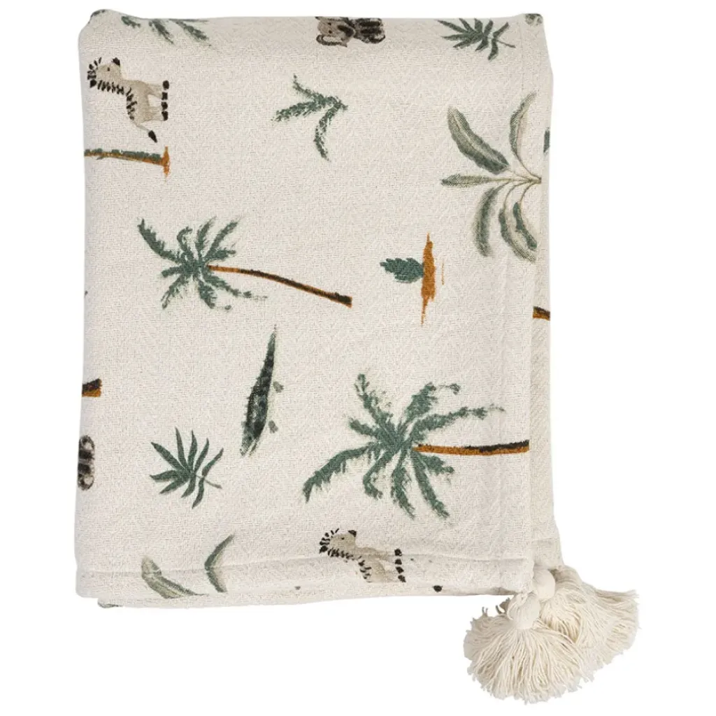 Fabrique de Styles Plaid en coton 170x130cm - Zawadi* Plaids