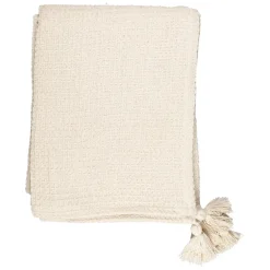 Fabrique de Styles Plaid en coton nid d'abeille 170x130cm - Beezz* Plaids