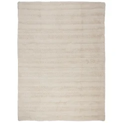 Fabrique de Styles Plaid en tissu écru 170x130cm - Solene* Plaids