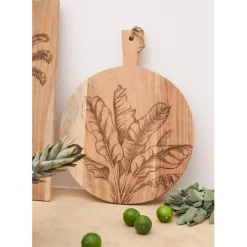 Fabrique de Styles Planche à découper bananier en acacia 50x40cm - Dalbert* Planches À Découper