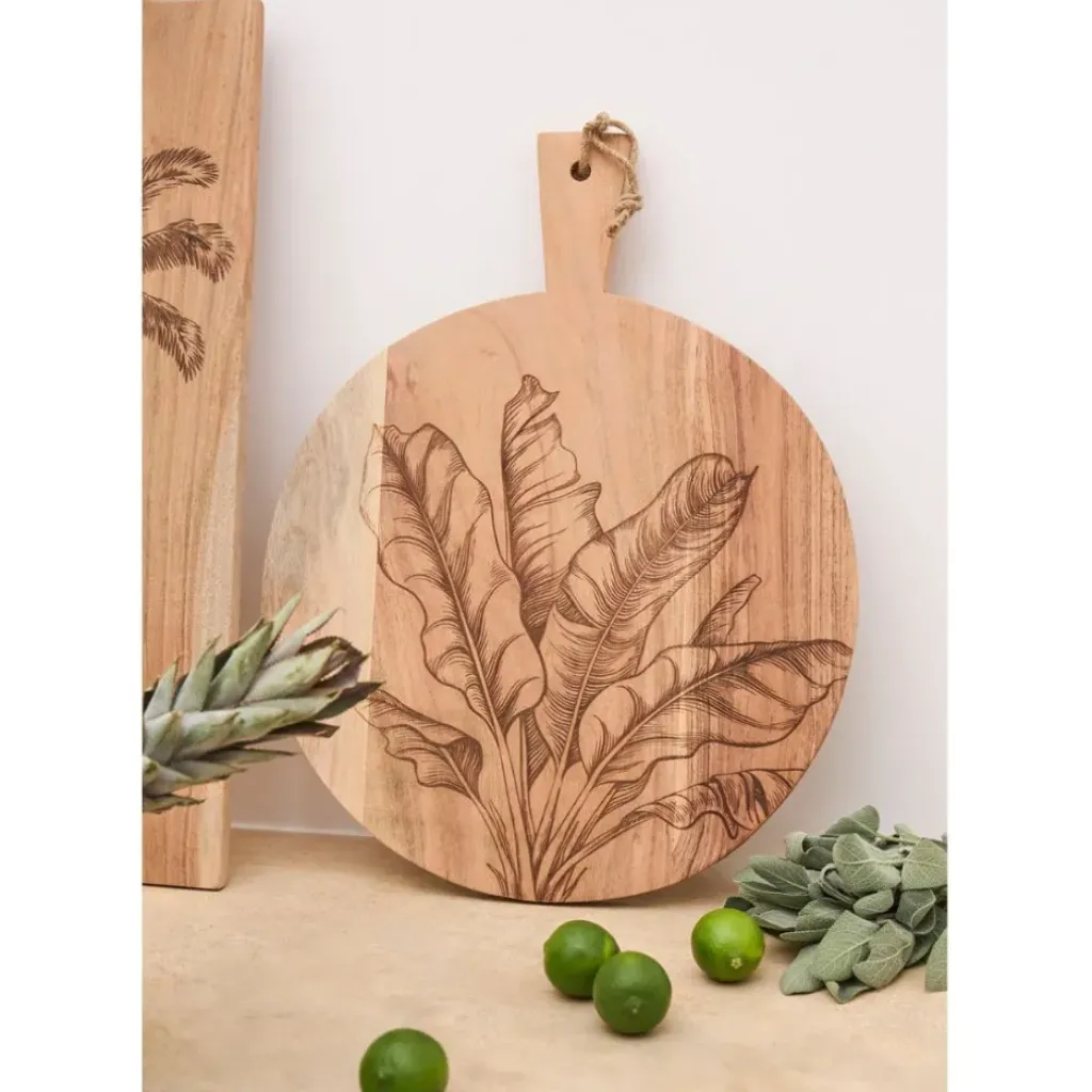Fabrique de Styles Planche à découper bananier en acacia 50x40cm - Dalbert* Planches À Découper