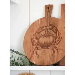 Fabrique de Styles Planche a découper crabe en acacia 40x50cm - Dalbert* Planches À Découper