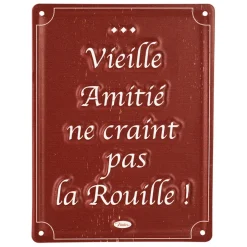 Fabrique de Styles Plaque en fer 15x20cm - Bistrot Des Amis* Déco À Suspendre Et Adhésive