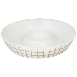 Fabrique de Styles Plat en grès - courba* Plats Et Saladiers