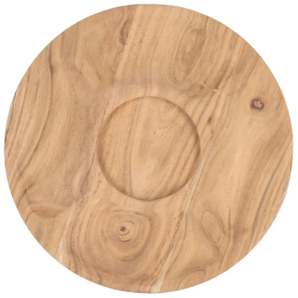 Fabrique de Styles Plateau en acacia avec coupel - Dalbert* Plateaux