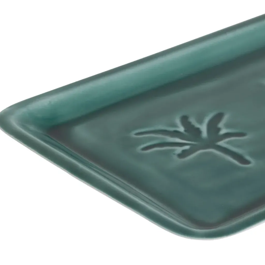 Fabrique de Styles Plateau en fer émeraude 30x15cm - Allegra* Plateaux