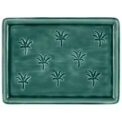 Fabrique de Styles Plateau en fer émeraude 40x30cm - Allegra* Plateaux