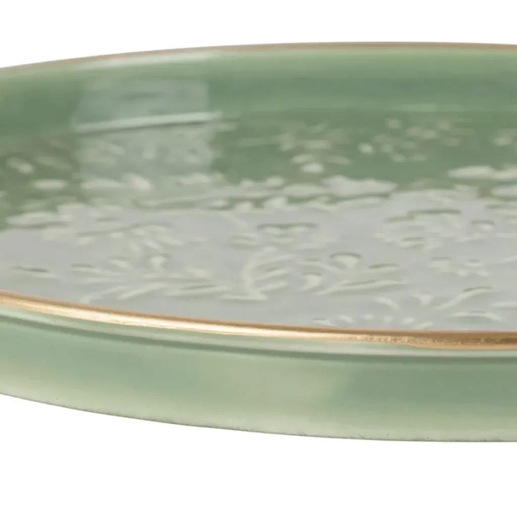 Fabrique de Styles Plateau rond en fer d36cm - Baroque* Plateaux