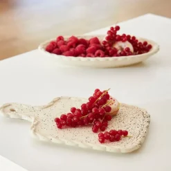 Fabrique de Styles Plateau tapas en grès 28x18cm - Aurore* Plateaux