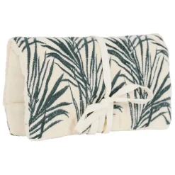 Fabrique de Styles Pochette bijoux voyage tropic'art creme touche 20x24cm en velours coton* Pochettes Et Housses